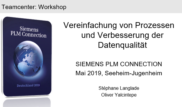PLM Connection Germany 2019: Simplify processes and improve data quality